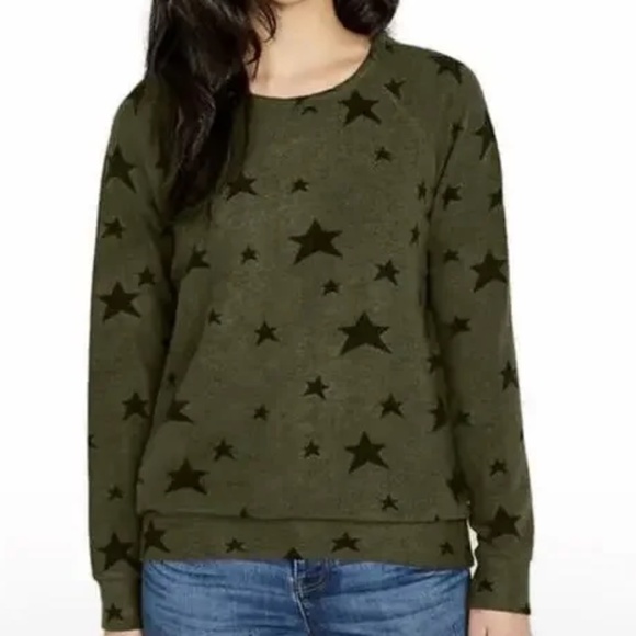 Buffalo David Bitton Long Sleeve Crewneck Stretchy Sweatshirts Top Size Medium - Picture 1 of 9